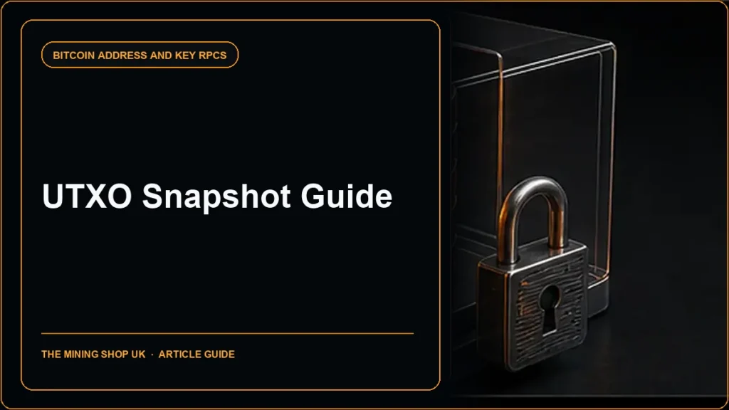 Bitcoin Core dumptxoutset RPC guide cover
