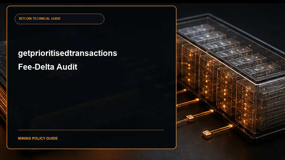 Bitcoin Core getprioritisedtransactions RPC guide cover