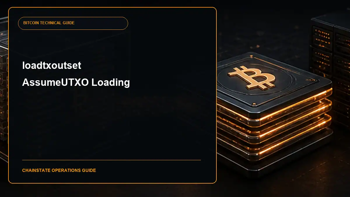 Bitcoin Core loadtxoutset RPC guide cover