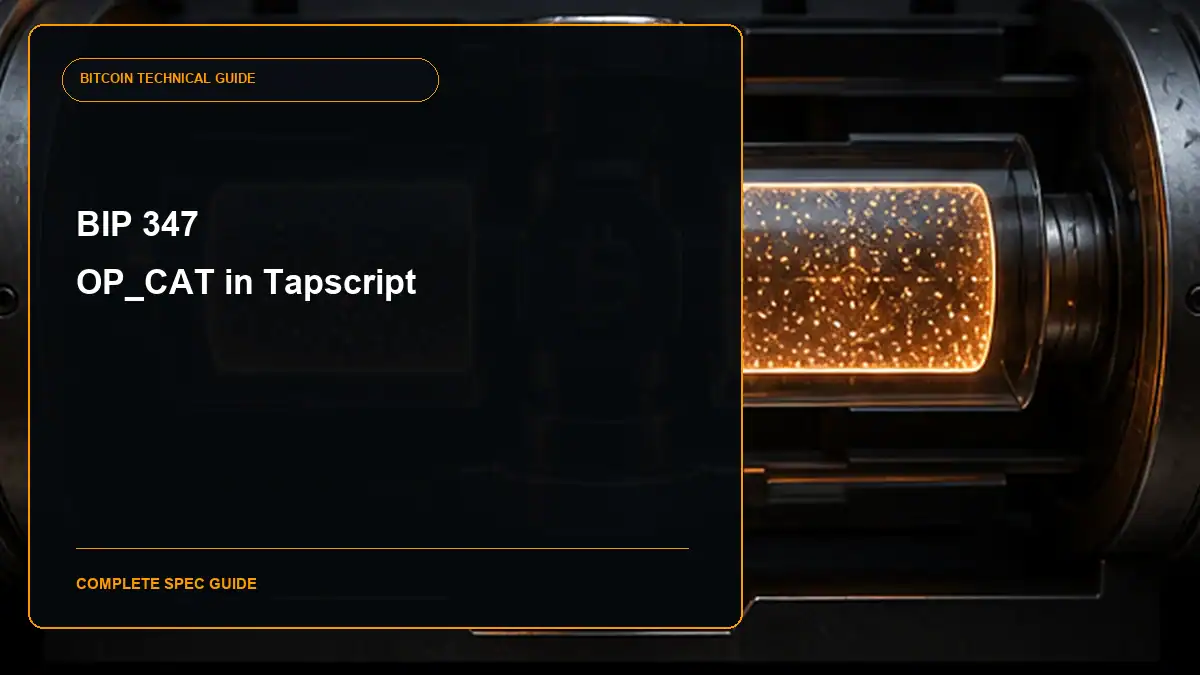 BIP 347 OP_CAT in Tapscript guide cover
