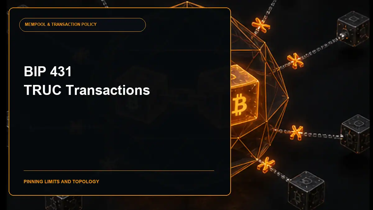 BIP 431 TRUC transactions guide cover
