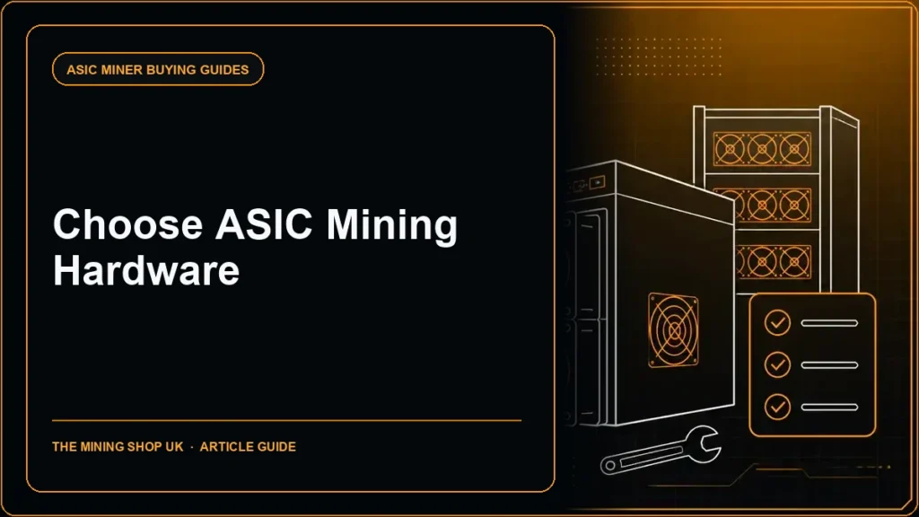 choosing ASIC mining hardware guide cover