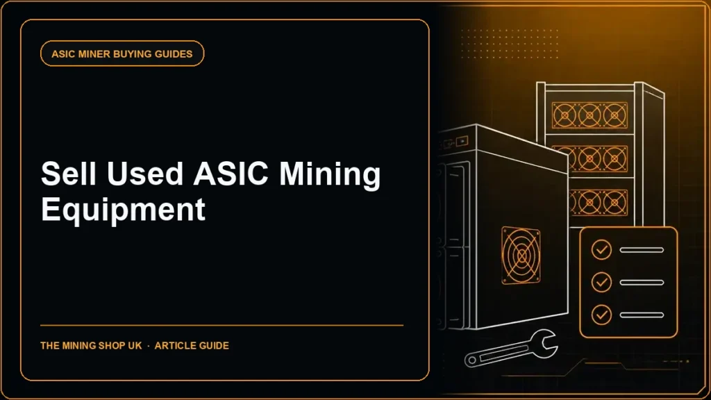 selling used ASIC miners guide cover