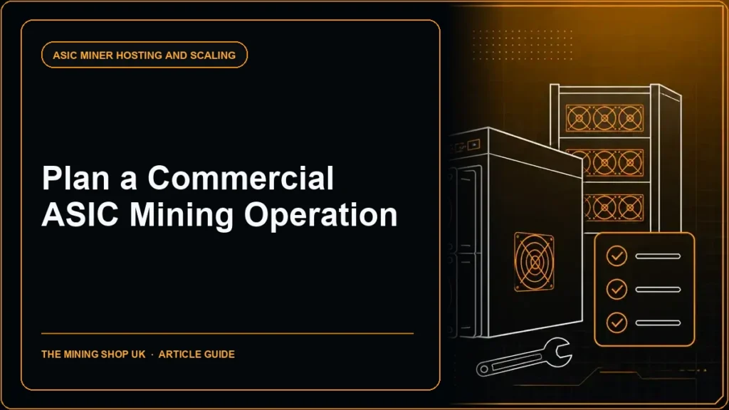 planning a commercial ASIC mining operation guide cover