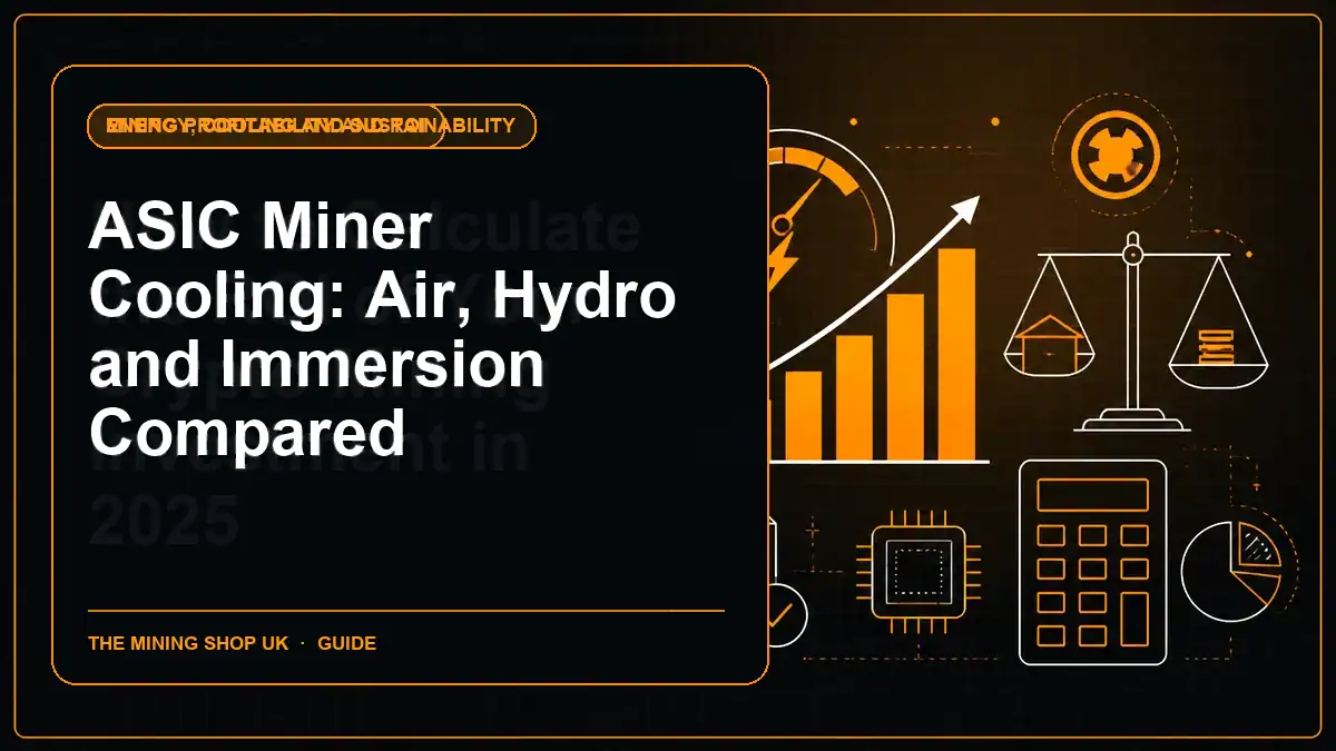 ASIC Miner Cooling: Air, Hydro and Immersion Compared illustrated guide cover