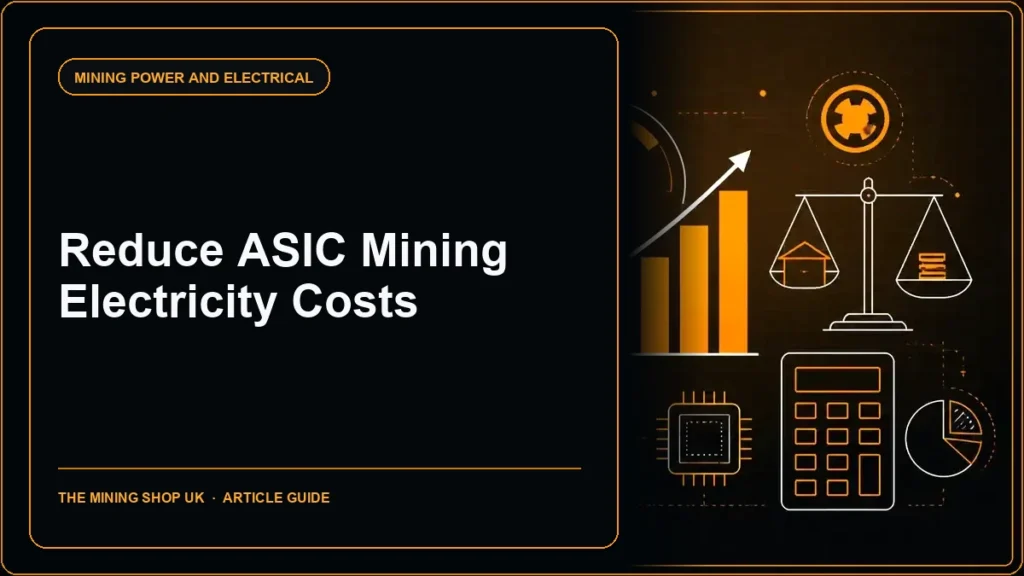 reducing ASIC mining electricity costs guide cover