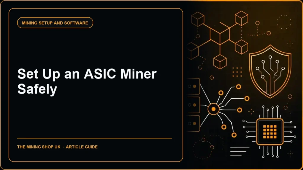 setting up an ASIC miner guide cover