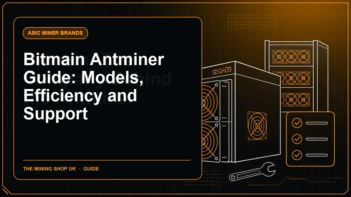 Bitmain Antminer Guide: Models, Efficiency and Support illustrated guide cover
