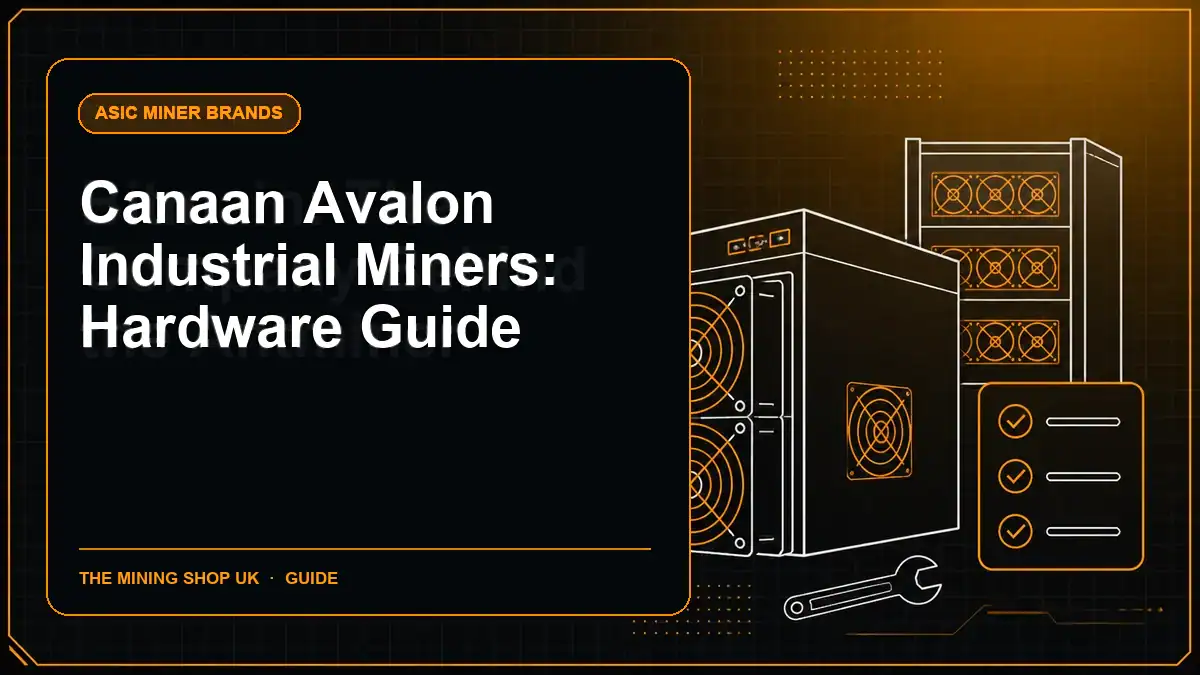 Canaan Avalon Industrial Miners: Hardware Guide illustrated guide cover