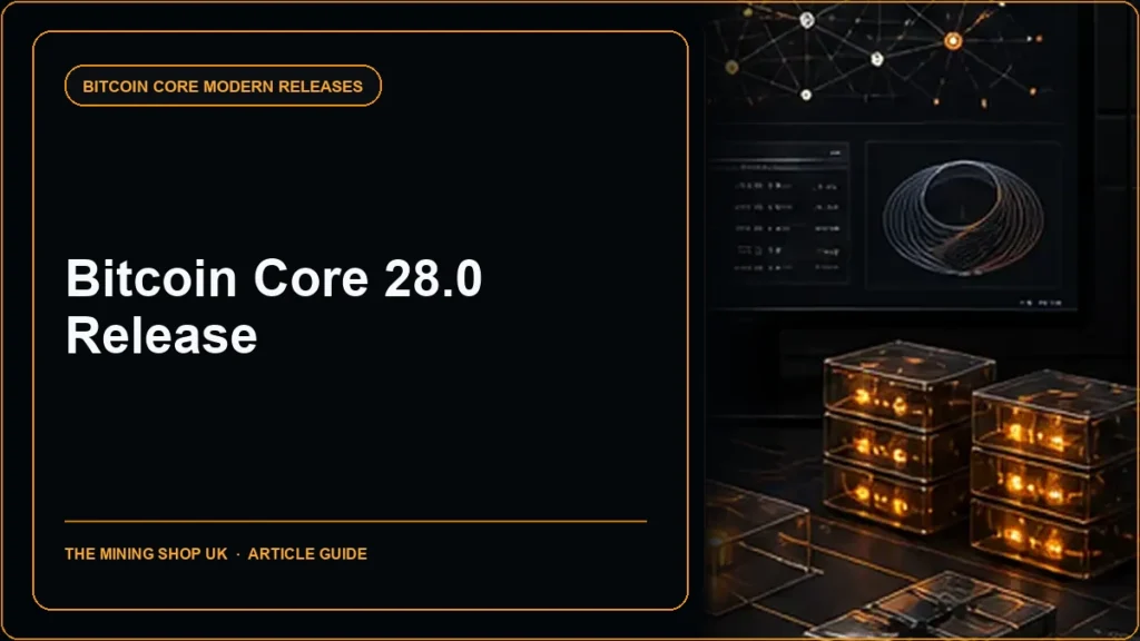 Bitcoin Core 28.0 release guide cover