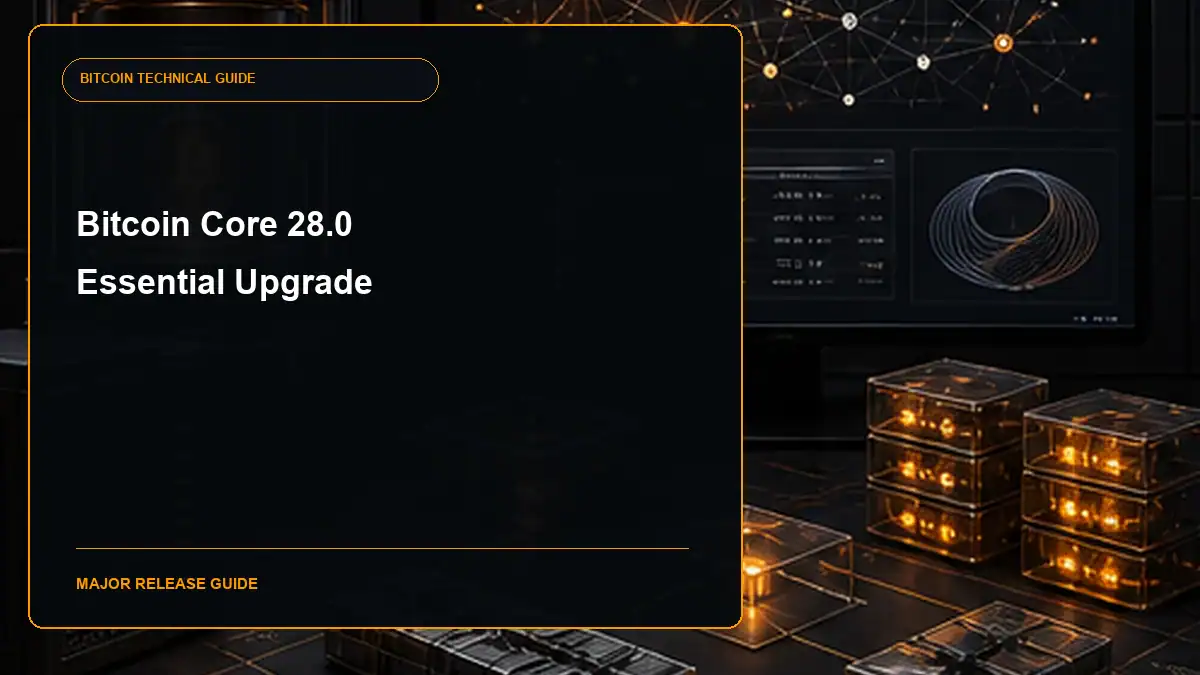 Bitcoin Core 28.0 release guide cover