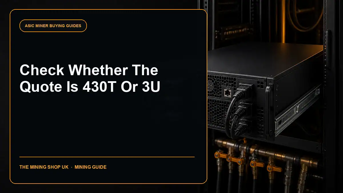 Antminer S21e XP Hydro Guide: 430T and 3U Differences