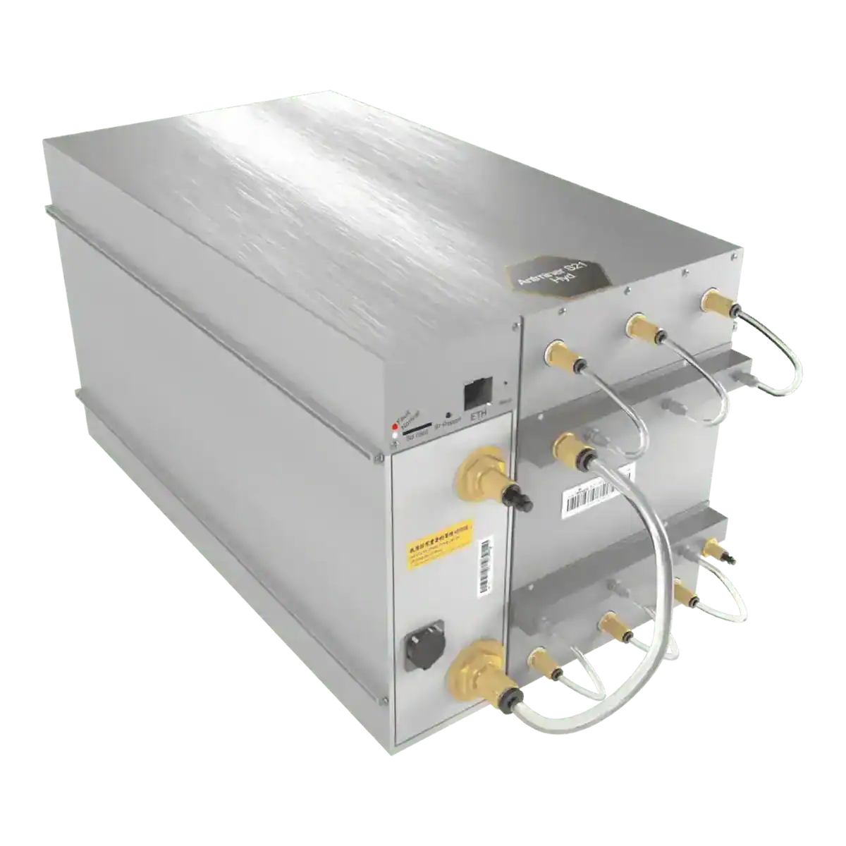 Bitmain Antminer S21e Hydro 430Th SHA-256 Bitcoin Miner 1 Bitmain Antminer S21e Hydro 430Th SHA-256 Bitcoin Miner — main product view; representative hardware