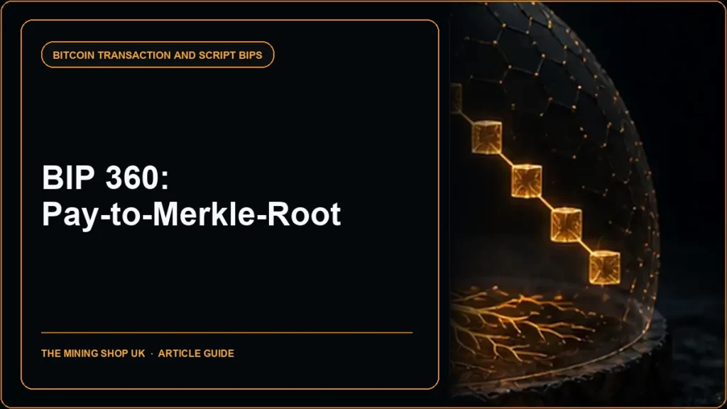BIP 360 Pay-to-Merkle-Root (P2MR) guide cover