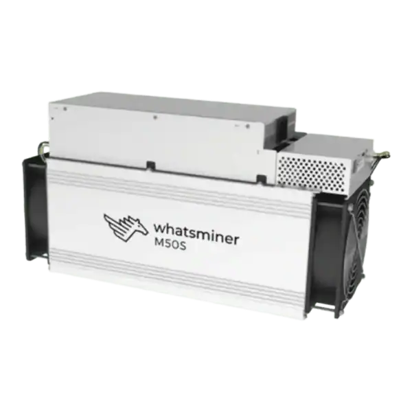 MicroBT Whatsminer M50S 126Th SHA-256 Bitcoin Miner