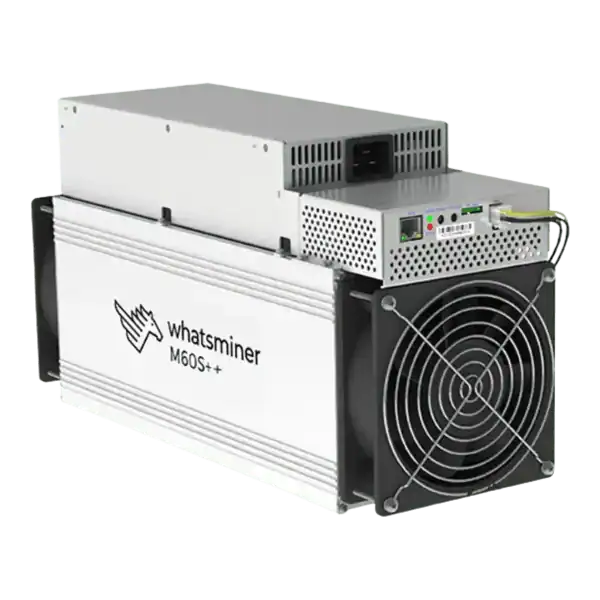MicroBT Whatsminer M60S++ 226Th SHA-256 Bitcoin Miner — main product view