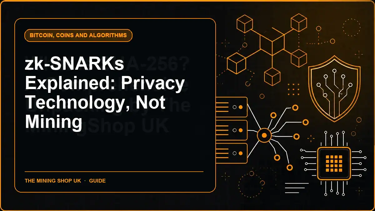 zk-SNARKs Explained: Privacy Technology, Not Mining illustrated guide cover