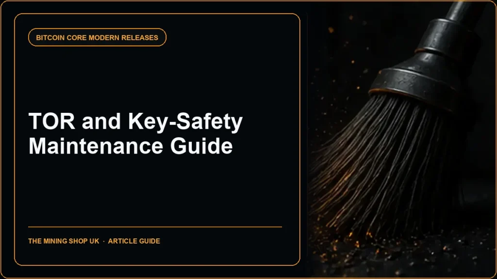 Bitcoin Core 28.1 release guide cover