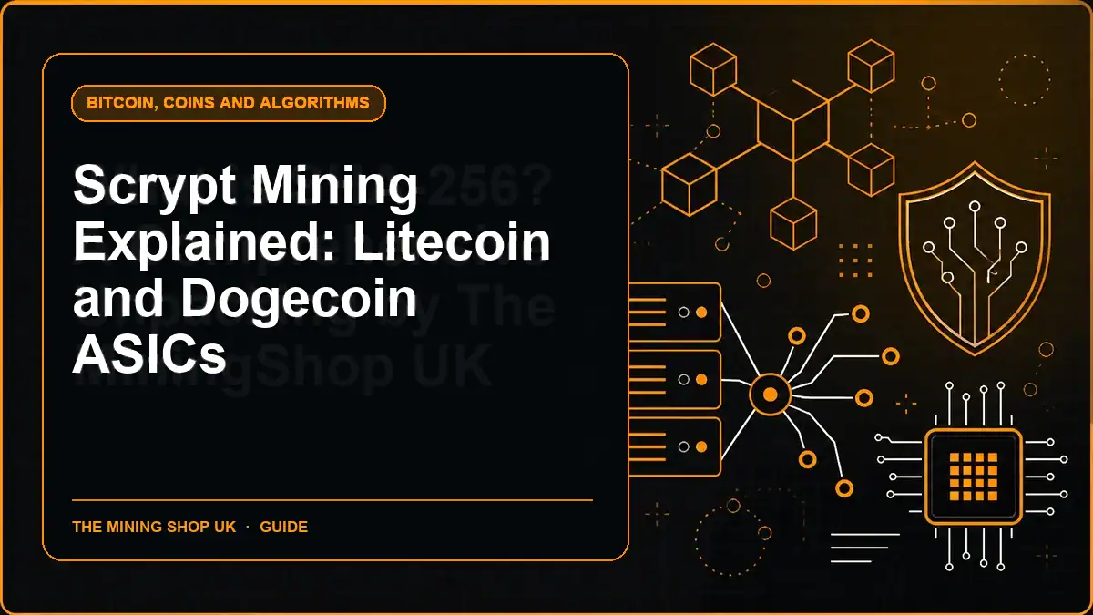 Scrypt Mining Explained: Litecoin and Dogecoin ASICs illustrated guide cover