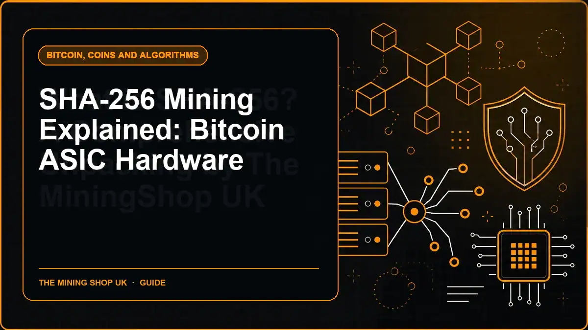 SHA-256 Mining Explained: Bitcoin ASIC Hardware illustrated guide cover