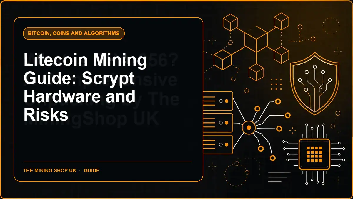 Litecoin Mining Guide: Scrypt Hardware and Risks illustrated guide cover