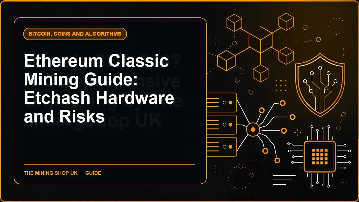 Ethereum Classic Mining Guide: Etchash Hardware and Risks illustrated guide cover