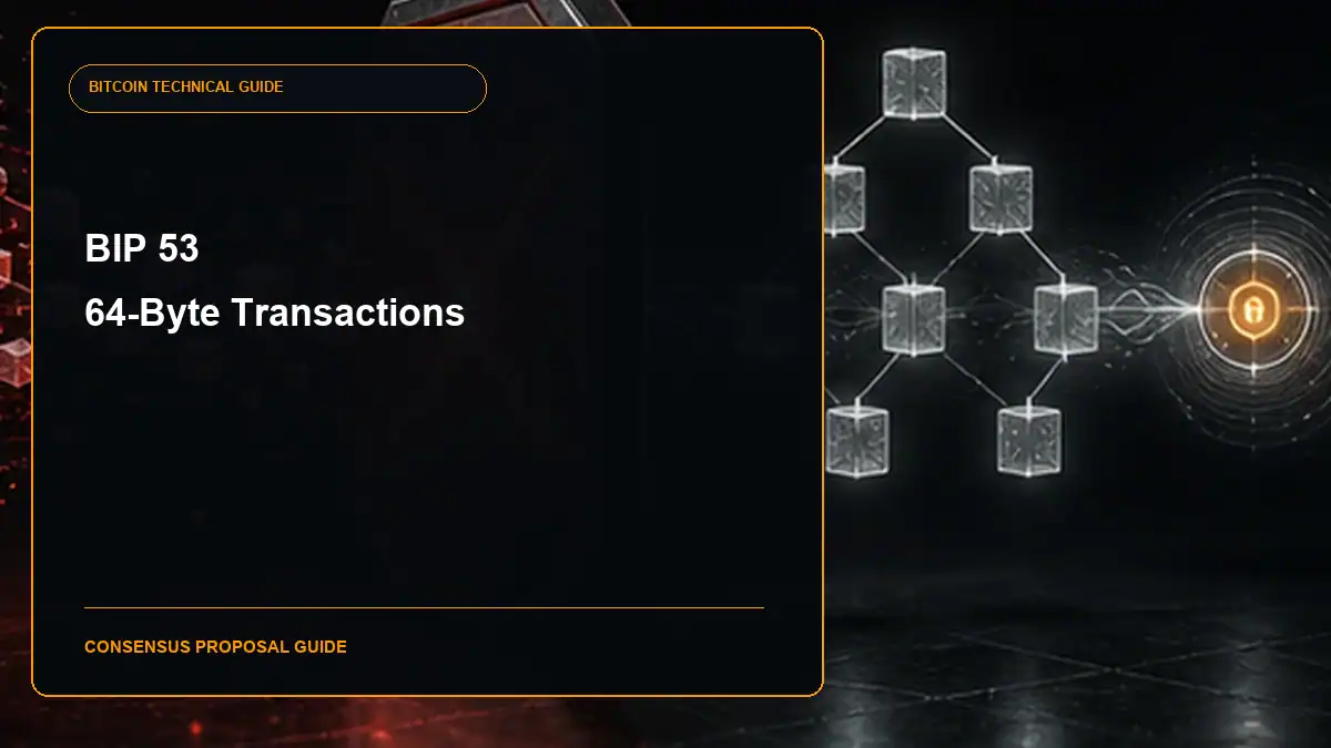 BIP 53 Disallow 64-byte transactions guide cover
