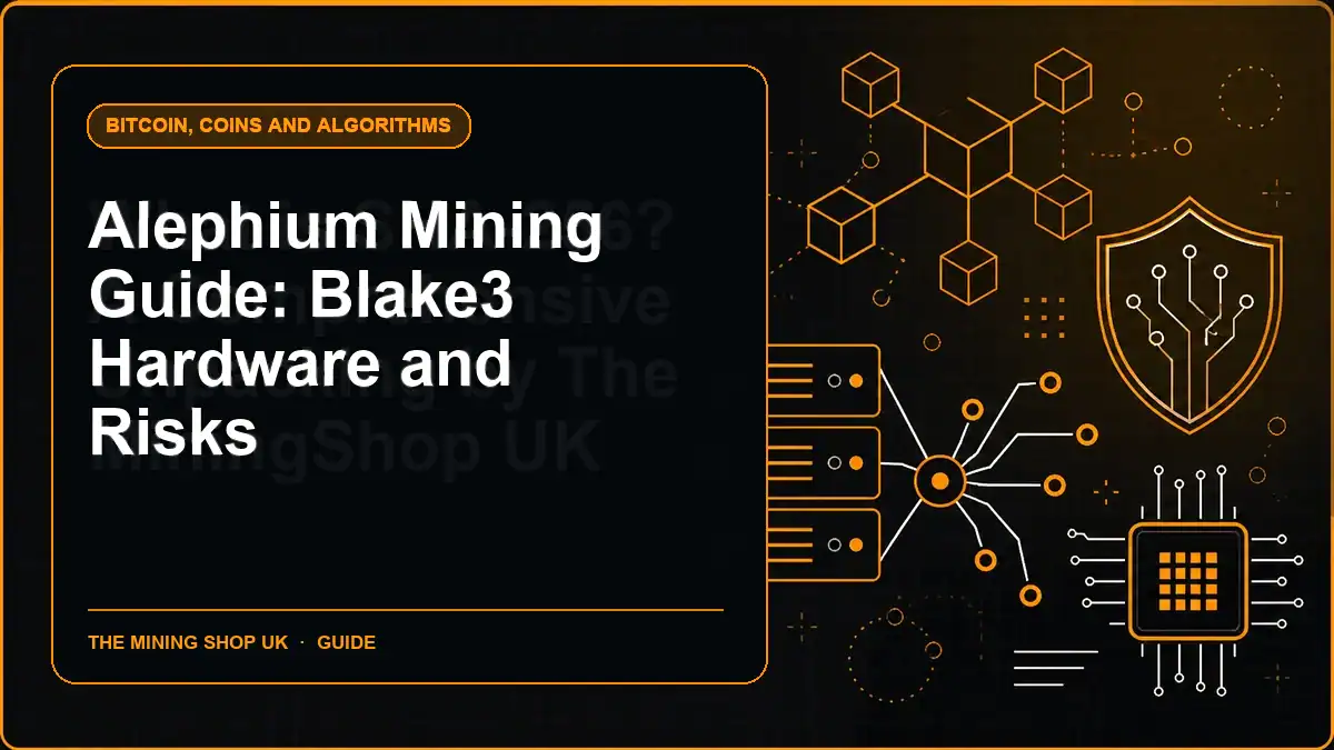 Alephium Mining Guide: Blake3 Hardware and Risks illustrated guide cover