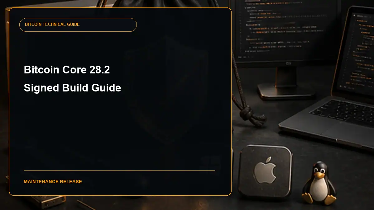 Bitcoin Core 28.2 release guide cover