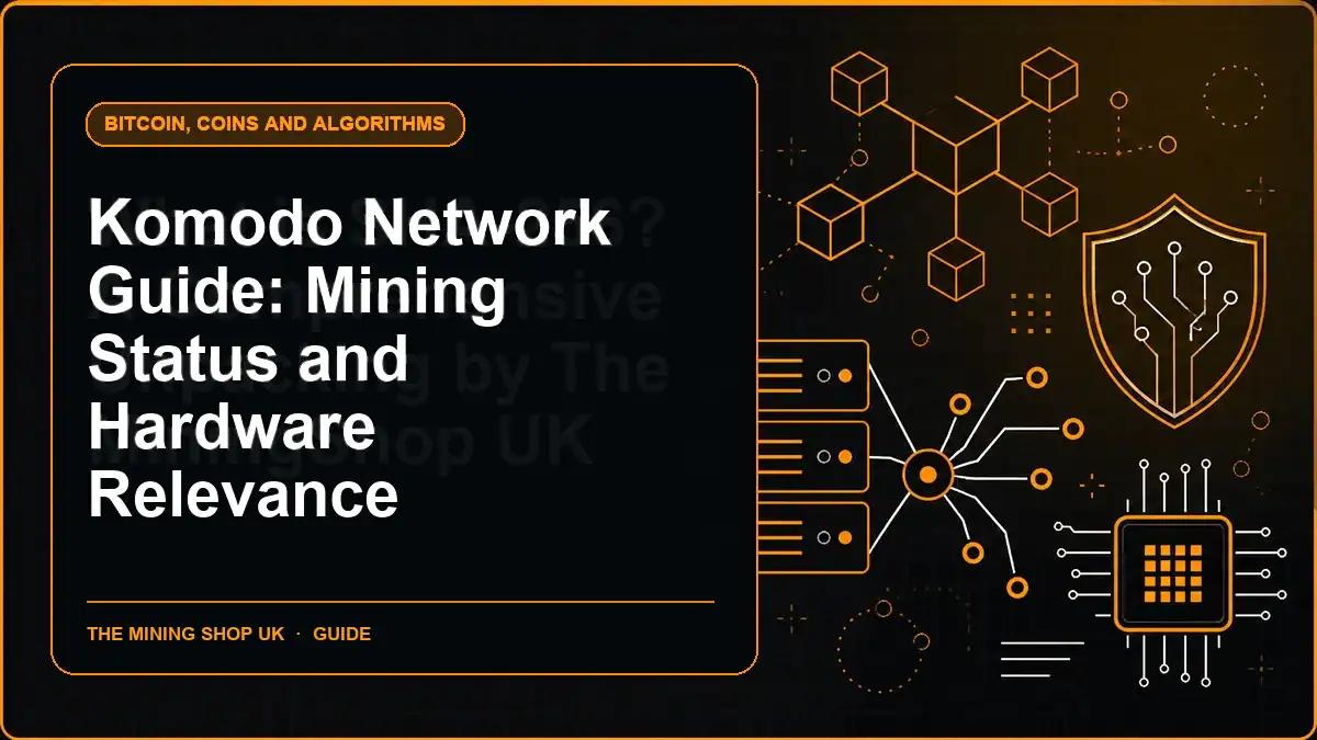 Komodo Network Guide: Mining Status and Hardware Relevance illustrated guide cover
