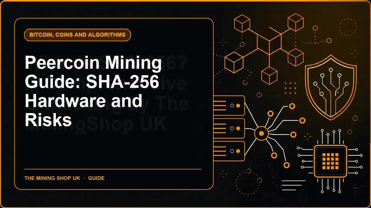 Peercoin Mining Guide: SHA-256 Hardware and Risks illustrated guide cover