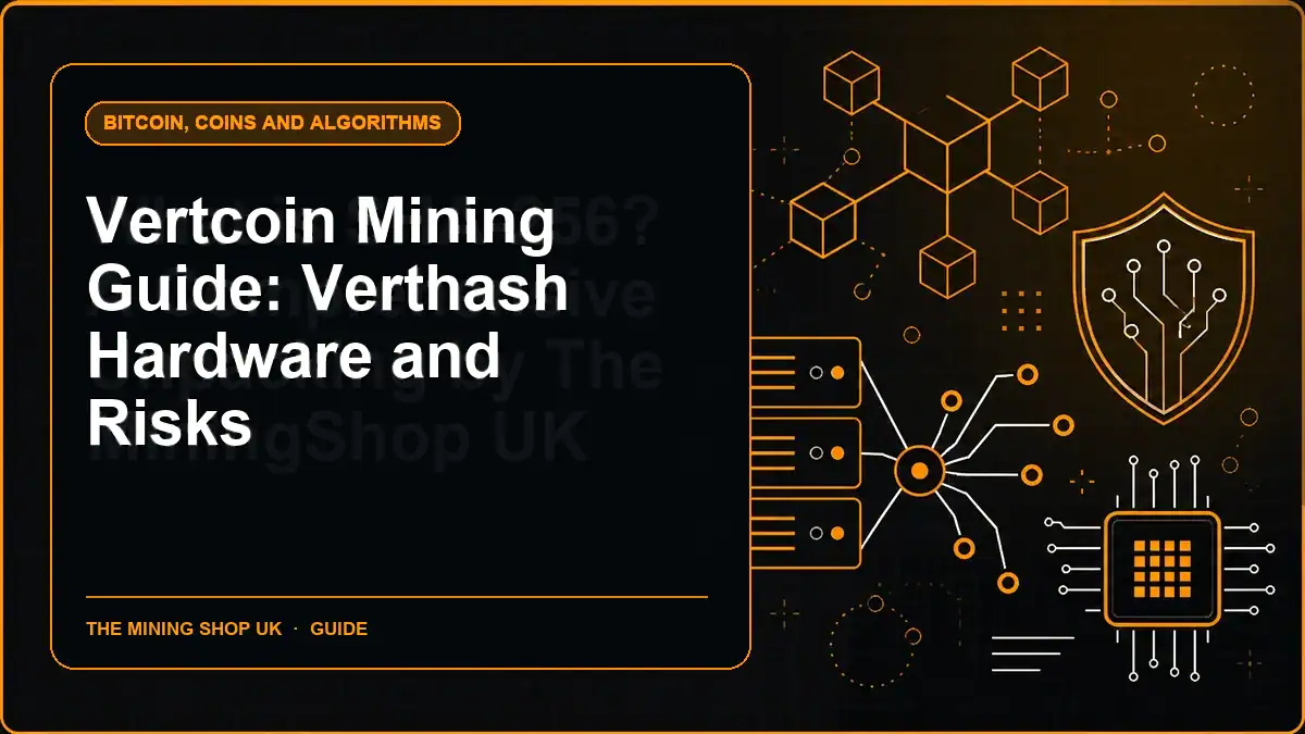 Vertcoin Mining Guide: Verthash Hardware and Risks illustrated guide cover