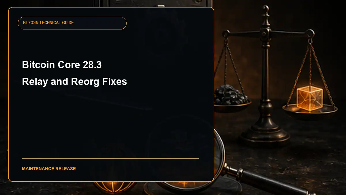 Bitcoin Core 28.3 release guide cover