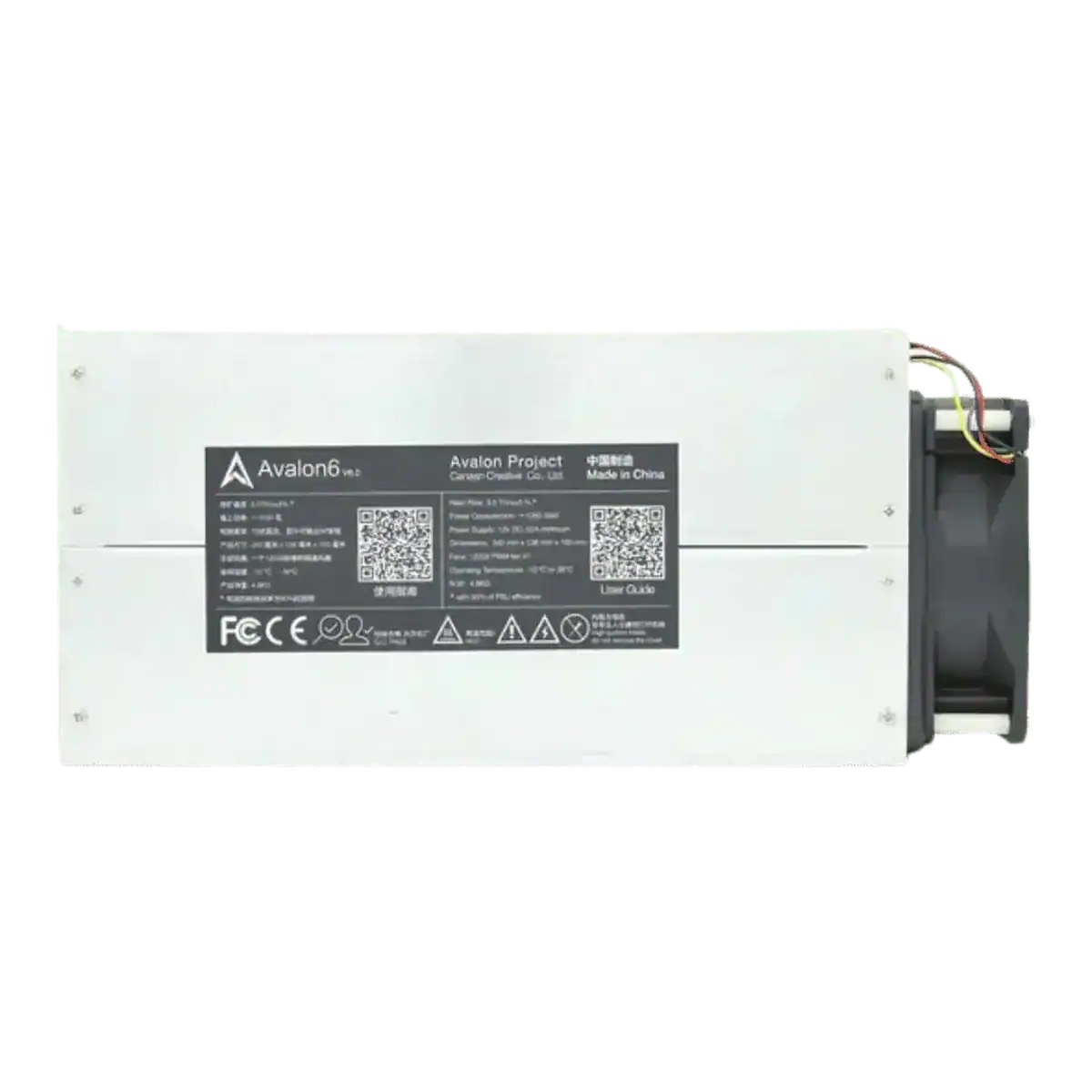 Canaan Avalon 6 3.5Th SHA-256 Bitcoin Miner 4 Canaan Avalon 6 3.5Th SHA-256 Bitcoin Miner — product view 4