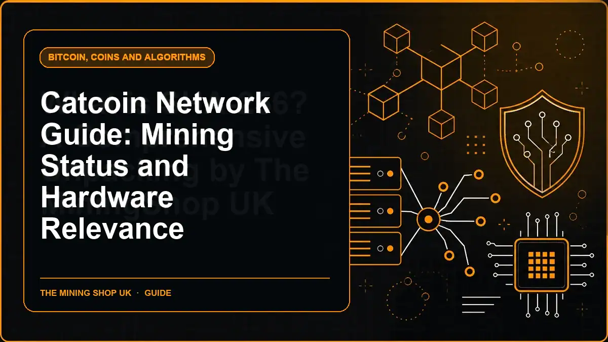 Catcoin Network Guide: Mining Status and Hardware Relevance illustrated guide cover
