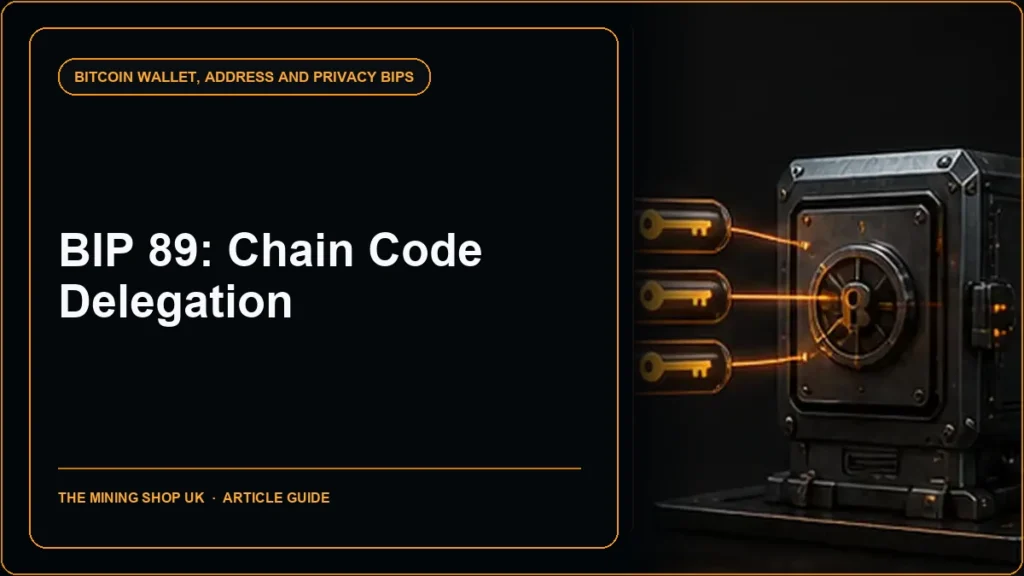 BIP 89 Chain Code Delegation guide cover