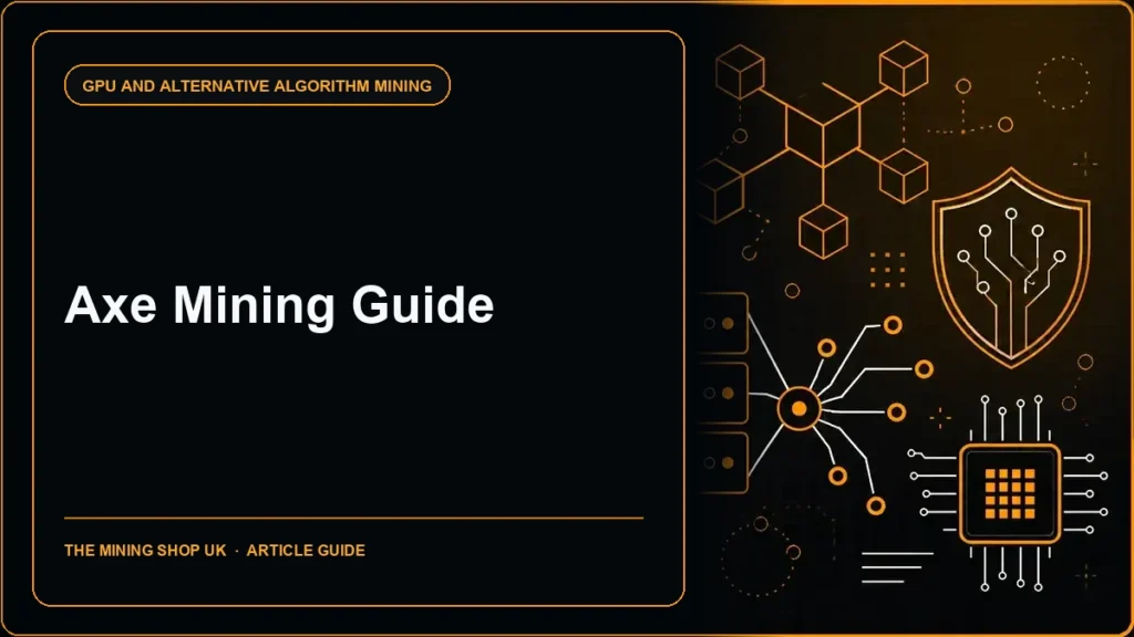 Axe mining guide cover