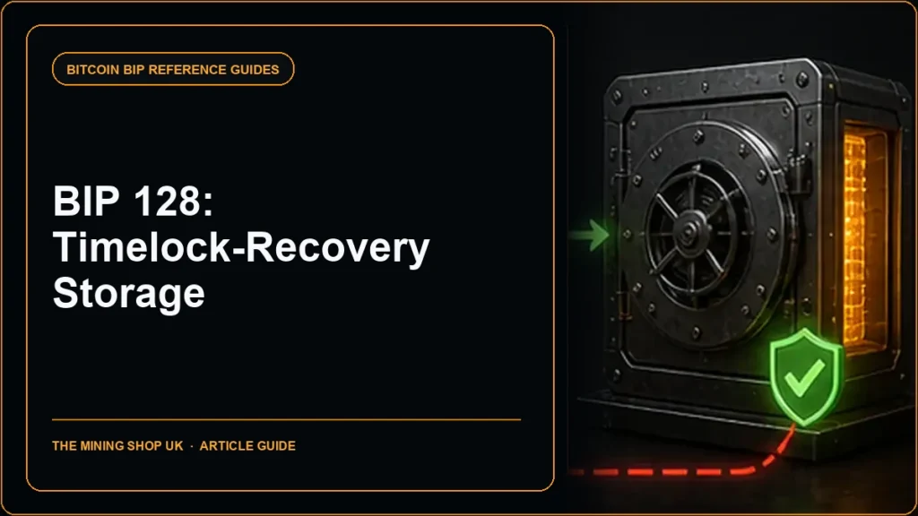 BIP 128 Timelock-Recovery Storage Format guide cover