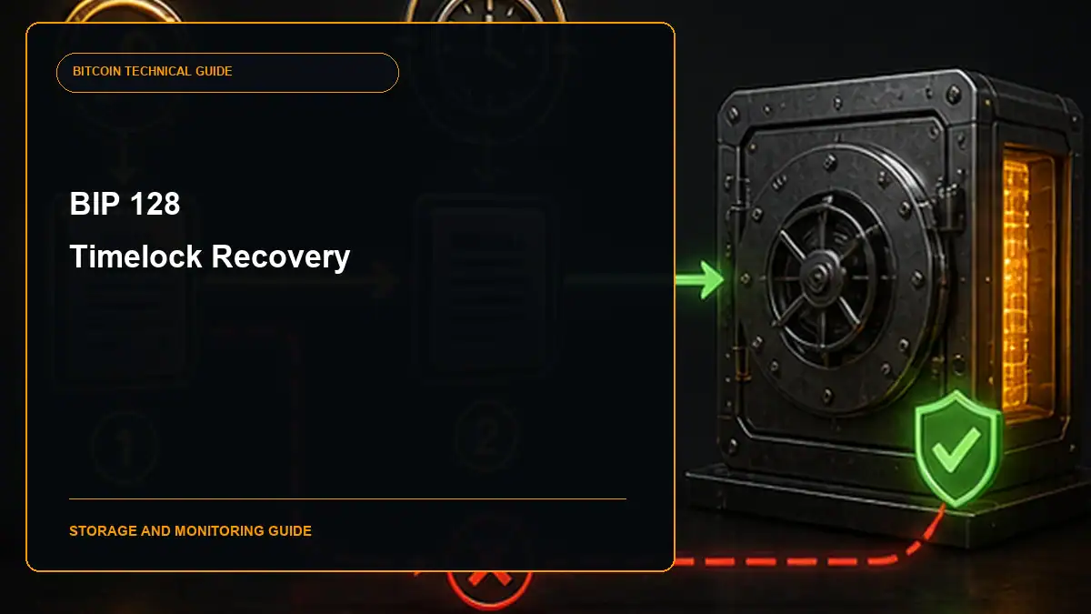 BIP 128 Timelock-Recovery Storage Format guide cover