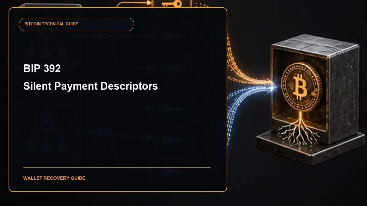 BIP 392 Silent Payment Output Script Descriptors guide cover