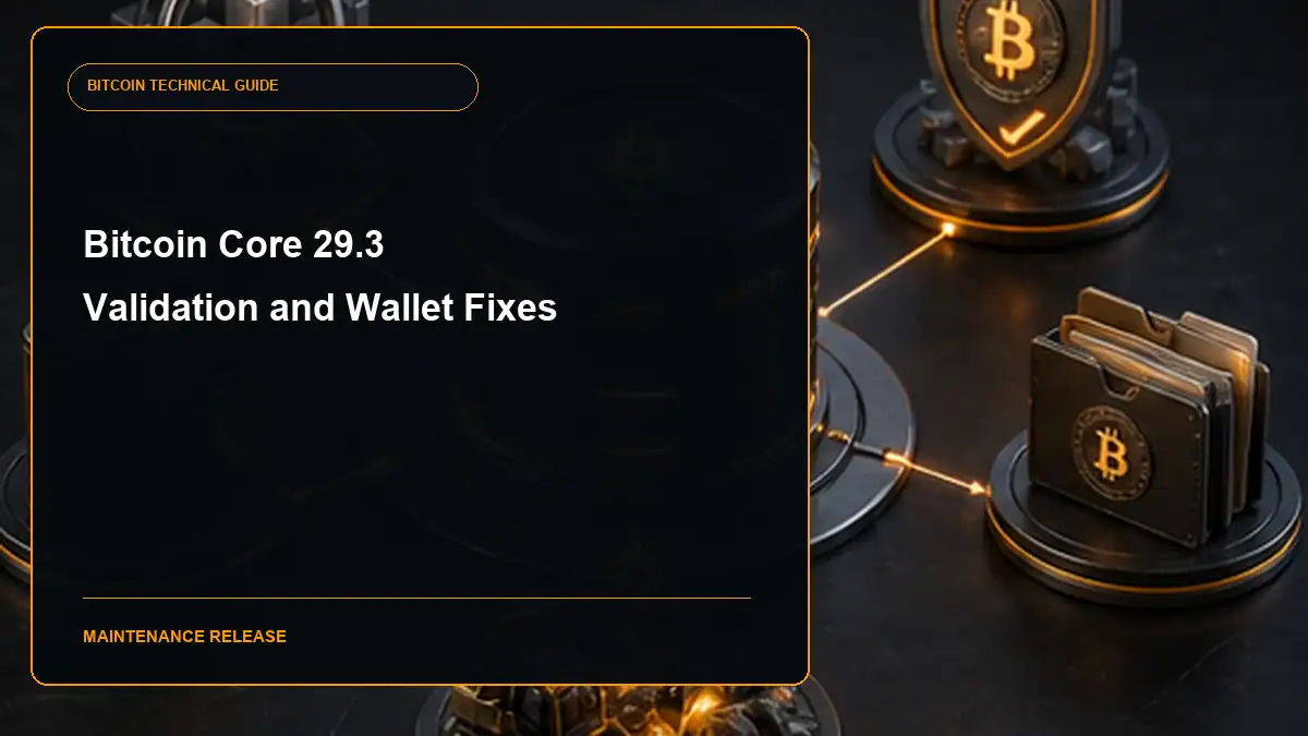 Bitcoin Core 29.3 release guide cover
