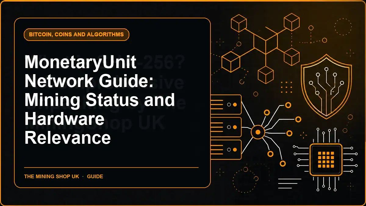 MonetaryUnit Network Guide: Mining Status and Hardware Relevance illustrated guide cover
