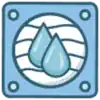 Water droplet cooling icon