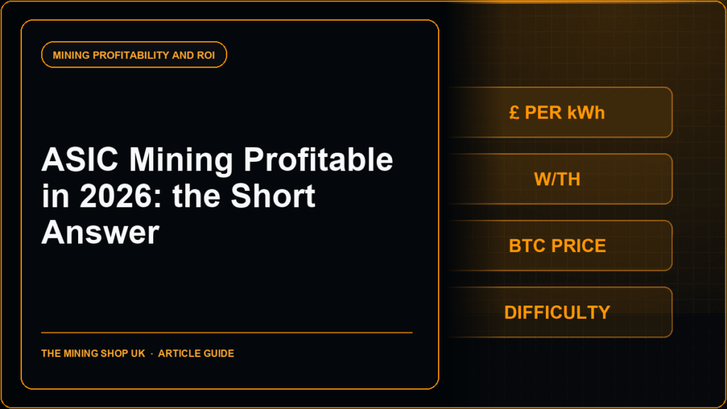is ASIC mining profitable guide cover