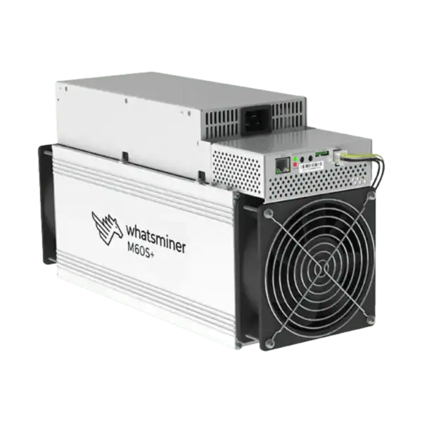 MicroBT Whatsminer M60S+ 204Th SHA-256 Bitcoin Miner