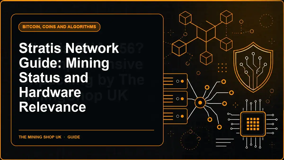 Stratis Network Guide: Mining Status and Hardware Relevance illustrated guide cover