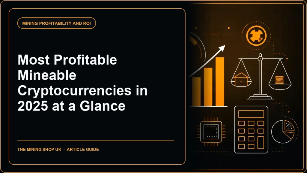 Most Profitable Mineable Cryptocurrencies in 2025 guide cover