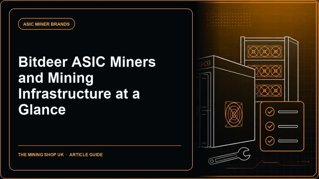 Bitdeer ASIC Miners and Mining Infrastructure guide cover