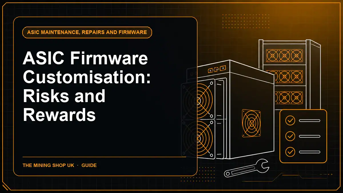 ASIC Firmware Customisation: Benefits, Risks and Warranty