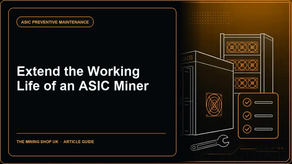 extend the working life of an ASIC miner guide cover